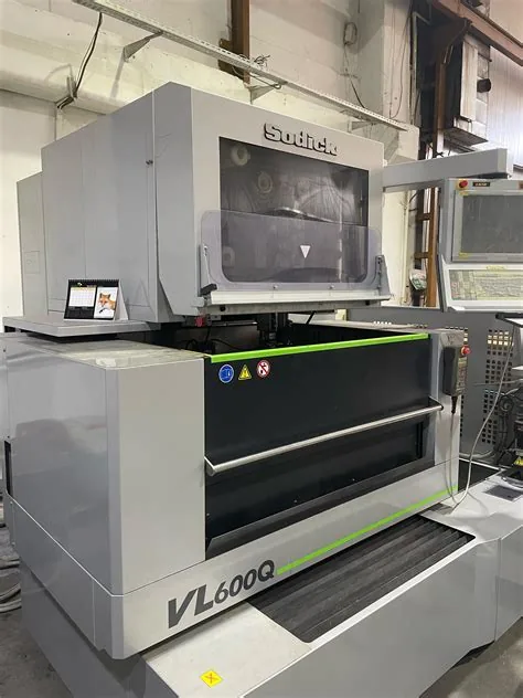Wire EDM machine and precision toolroom visual for EDM category navigation