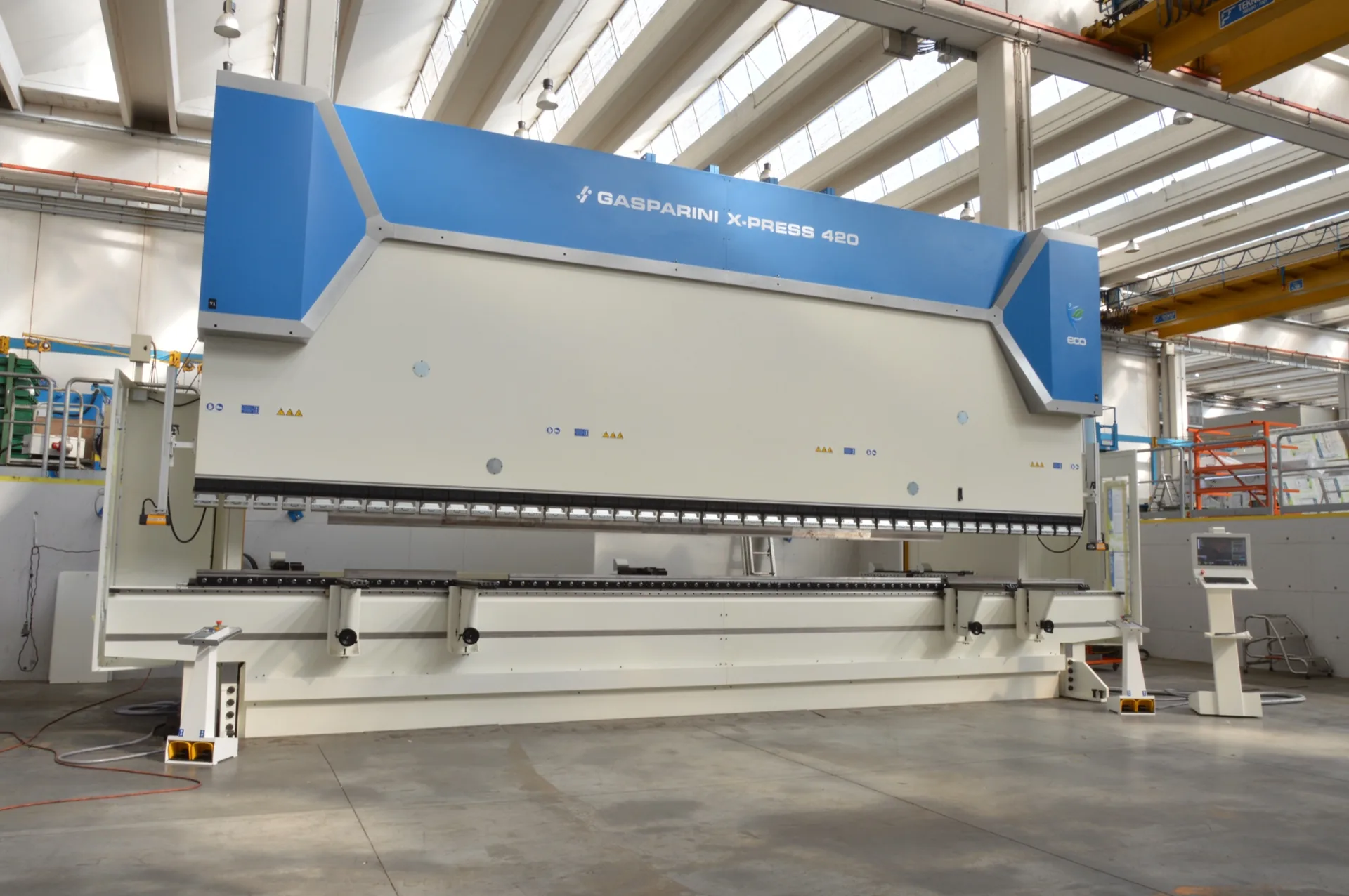Premium AMADA press brake and metal fabrication visual selected for the homepage card