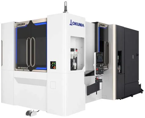 OKUMA palletized machining center inspection workflow reference